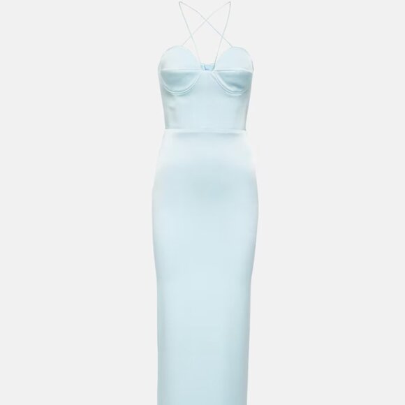 ALEX PERRY Conley satin crêpe maxi dress - Picture 2 of 4